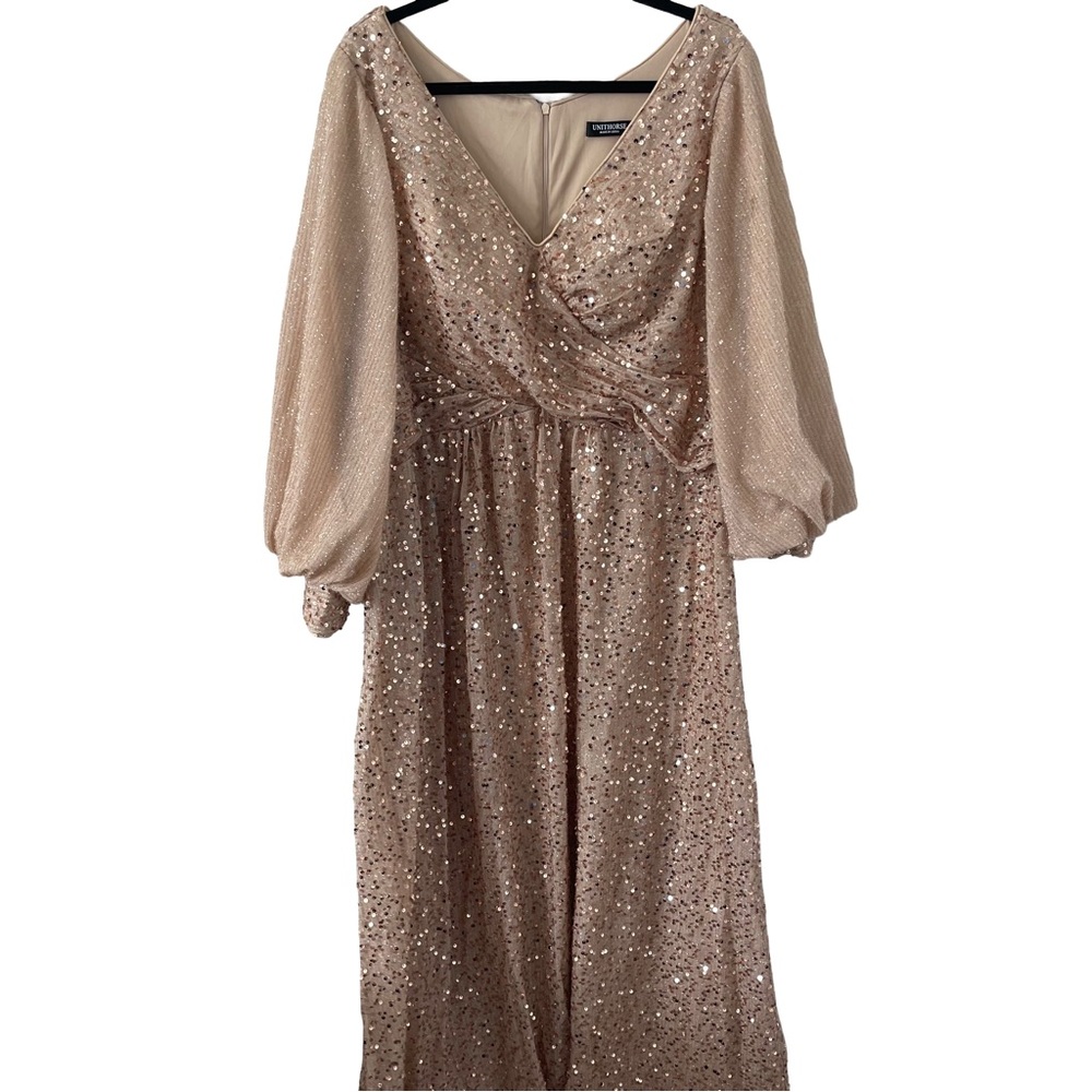 Elegant Sequin Evening Gown